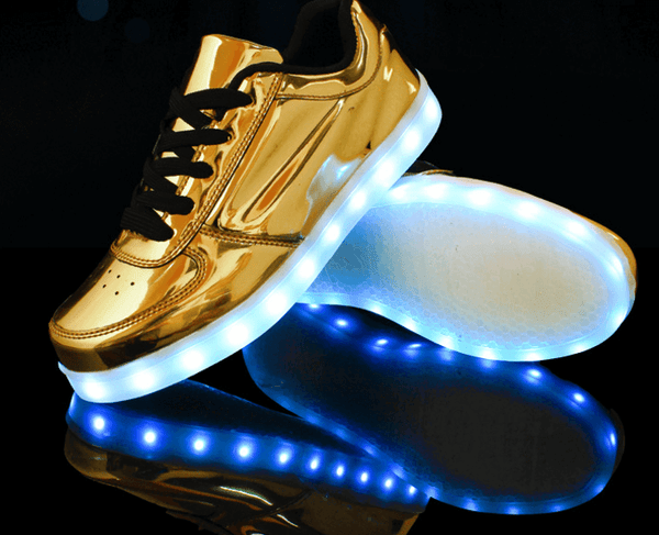 Gold light 2025 up trainers
