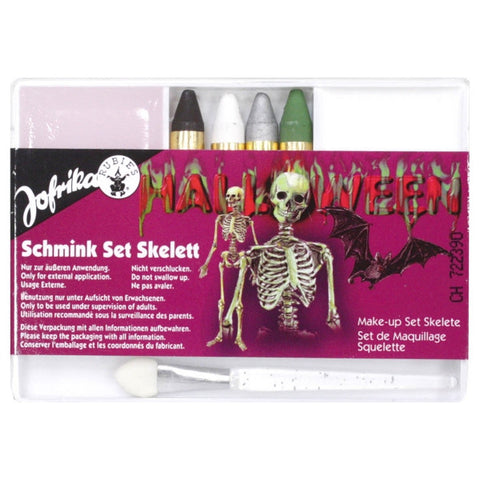 Halloween Schmink Set Skelett Makeup