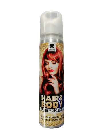 Spray pour les cheveux et le corps (or)