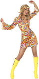 Paisley Hippie Kostüm Kleid (60er Jahre Party)