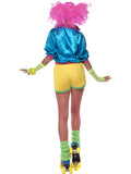 Rollschuh Aerobic Girl Kostüm Neon