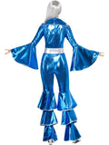 70er Jahre Abba Kostüm (Blau)