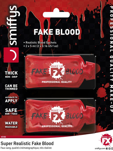 Realistic fake blood