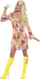 Flower Power Hippie Damen Kostüm