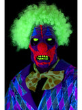Uv Schwarz Licht Clownmaske mehrfarbig