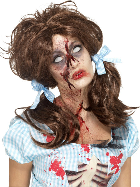 Blutige Zombie  Country Girl Perücke
