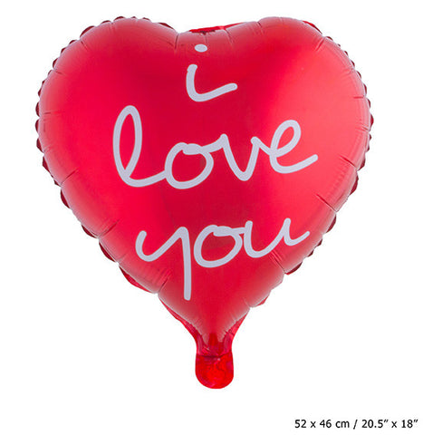 "I LOVE YOU" Folienballon