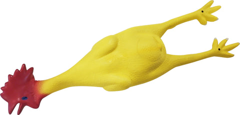 Poulet en caoutchouc jaune (58 cm)