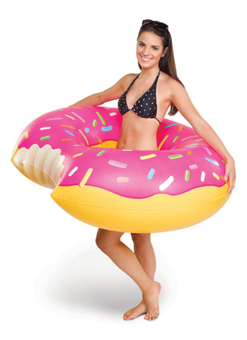 Grosser Pink Donut - Schwimmring / Luftmatratze