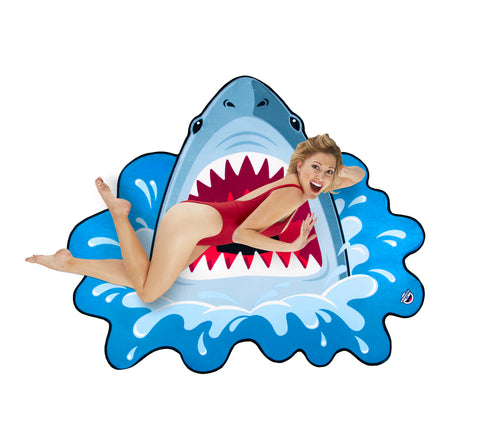 Bath towel shark
