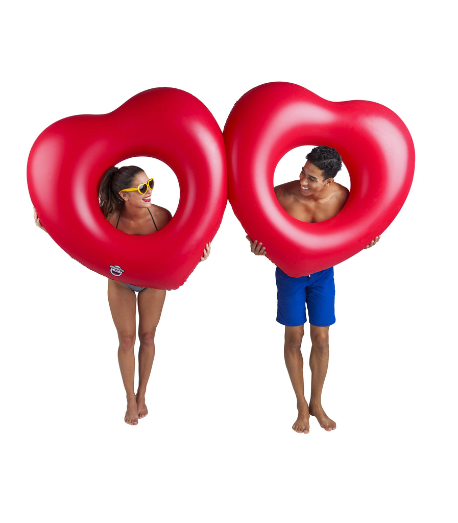Doppel-Schwimmring im Herzen-Design