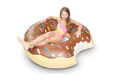 Chocolate donut swim ring