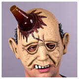 Mezza maschera di Halloween cadavere di birra