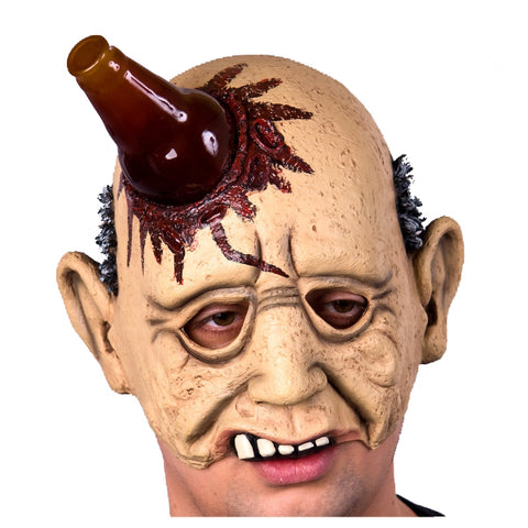 Mezza maschera di Halloween cadavere di birra
