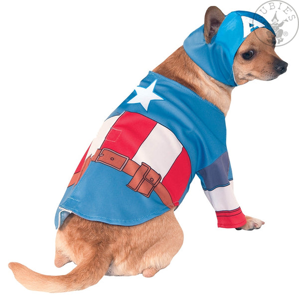 Costume de chien Captain America
