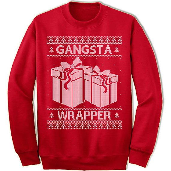 Gangsta Wrapper Ugly Christmas Sweater