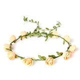 Flower hair wreath - various colors