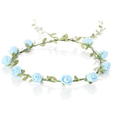 Flower hair wreath - various colors