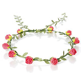 Flower hair wreath - various colors