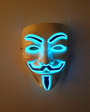 LED Guy Fawkes Maske Electric Wire Vendetta 