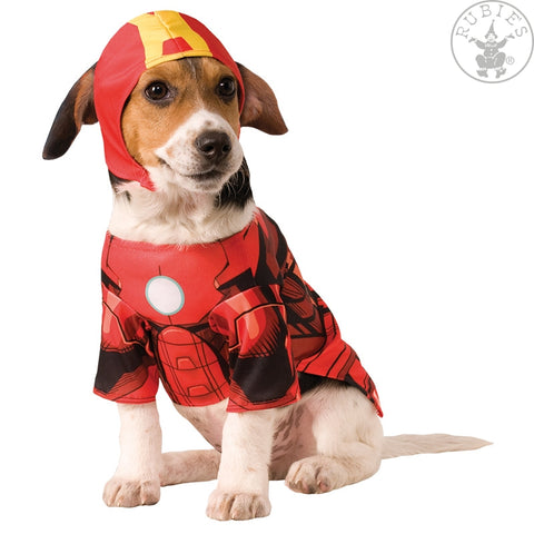 Costume de chien Iron Man