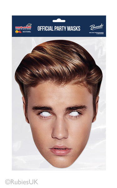 Justin Bieber Celebrity Maske Rubies Mask-arade