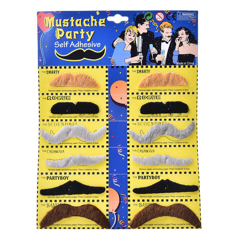 Mustache Set (12 pieces)