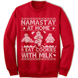 Namastay At Home Ugly Christmas Sweater