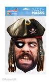Jack Sparrow Piraten Maske Rubies Mask-arade