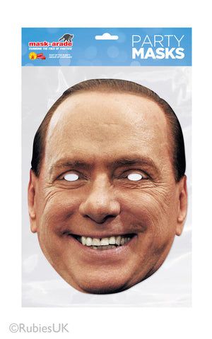 Silvio Berlusconi Celebrity Maske Rubies Mask-arade