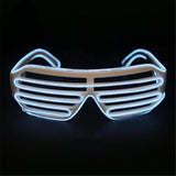 LED Shutter Brille El wire shutter glasses