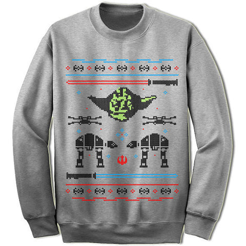 Star Wars Yoda Ugly Christmas Sweater