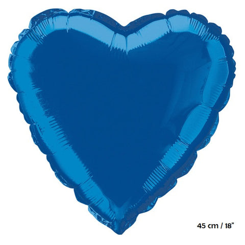 "Herz" Luftballon Blau