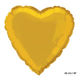 "Herz" Luftballon Gold