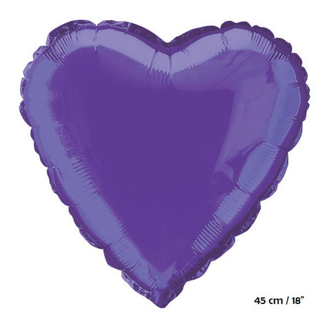 "Herz" Luftballon Violett